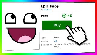 How To Get A Face In Roblox Videos Infinitube - how did people get epic face on roblox for free