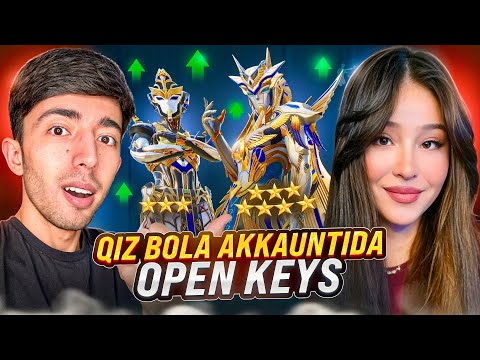 QIZ BOLA AKKAUNTIDA FARAON FULL QILDIK 😱 PUBG MOBILE!!!