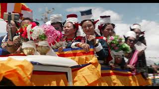 His Holiness the 14th Dalai Lama arrives in Ladakh to a rousing welcome.