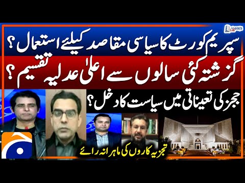 Is politics involved in the appointment of judges? - Supreme Court Division? - Report Card -Geo News