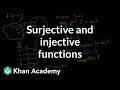 Understanding Functions: Surjective and Injective