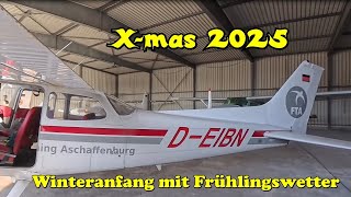 Weihnachten 2025 - Winteranfang mit der Cessna C172
