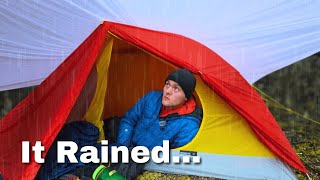 Camping Alone with New Gear in the Wilderness