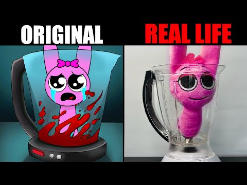 Sprunki PINKI DIE IN BLENDER !? | REAL LIFE vs ORIGINAL