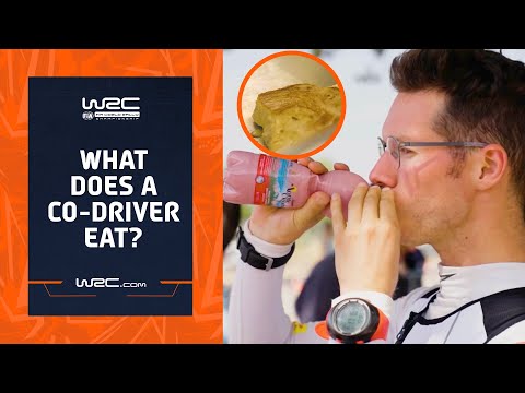 What Does a WRC Co-Driver Eat?