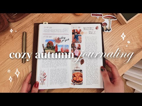 Cozy Autumn Journal With Me & Vlog 🍂 featuring Abbey Sy