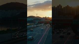Evening skies clearing after days of rain in Seoul city #seoulnightview #seoulwalker #hiddenseoul