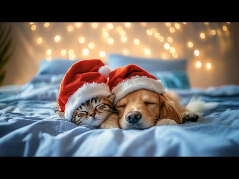 Cozy Christmas Sounds for Pets: Relaxing Music to Keep Your Furry Friends Calm 🎄🐾