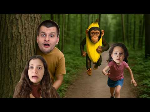 ¡Encontramos a CHIMPANZINI BANANINI en el bosque?! 🍌🦧