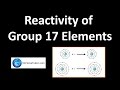 Reactivity of Group 17 Elements