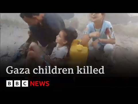 YouTube video thumbnail: 6 Children Reported Killed Collecting Water in Gaza - Israel Blames “Technical Error”