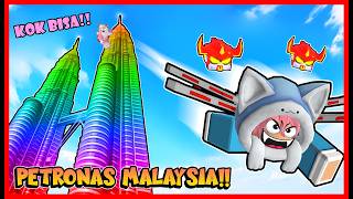 KEREN BANGET !! ATUN LONCAT DARI TOWER TERTINGGI DI MALAYSIA PETRONAS !! Feat @sapipurba Roblox