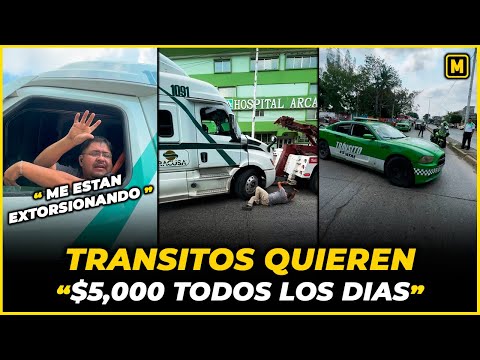 Tránsitos “EXTORSIONABAN” con $5,000 a trailero en Veracruz