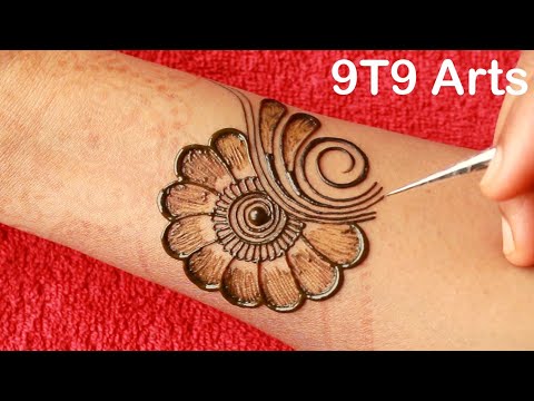9T9 Arts mehndi | Mehndi designs | Gulf mehndi design | Navratri ke liye mehandi | Mehandi ka design
