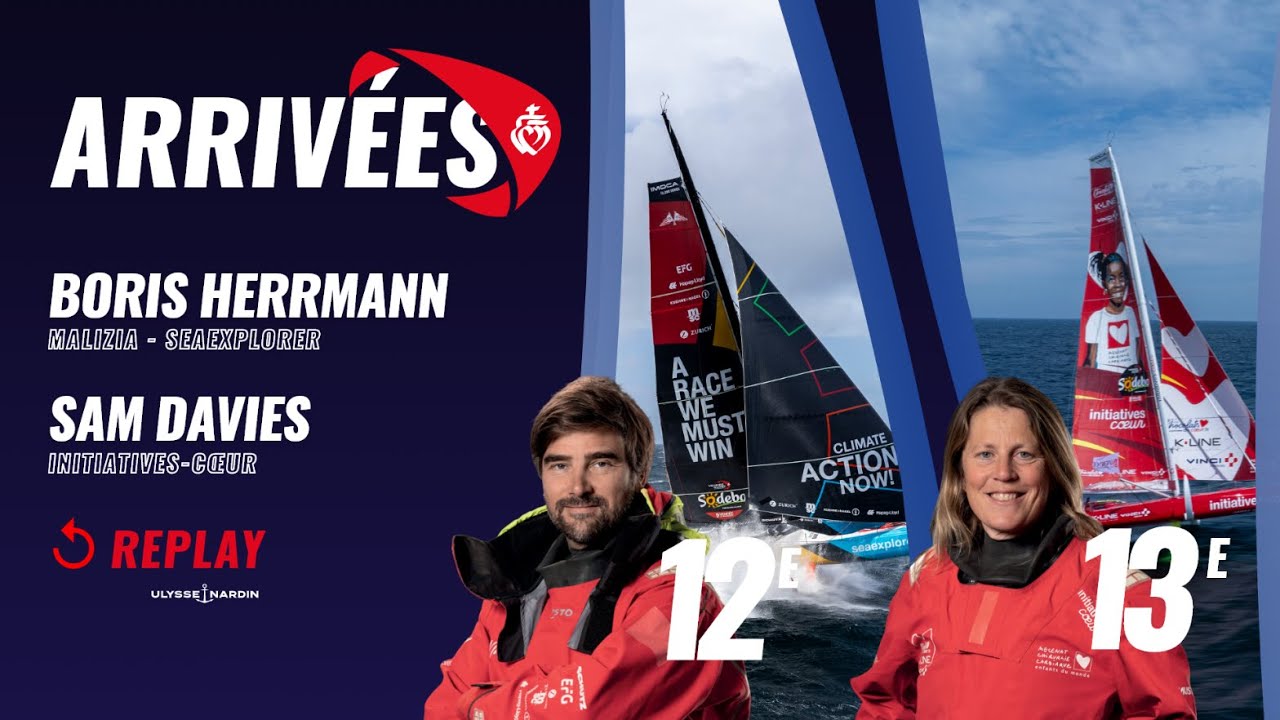 Boris Herrmann 12° e Sam Davies 13° nel Vendée Globe 2024