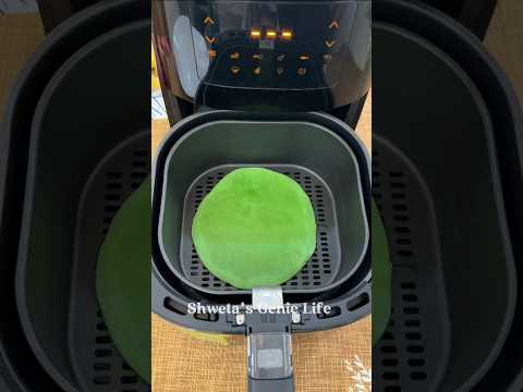 Let's try Zero Oil Palak Poori in Air Fryer๐ซฃ#shorts #viral #trending #youtubeshorts #reels #ytshorts