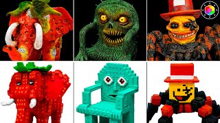 CREANDO TODO STEAL A BRAINROT NORMAL y CREPPY!👿🌈 (Kar Ker Kur, Sammy, Strawberry) Clay | PlastiVerse