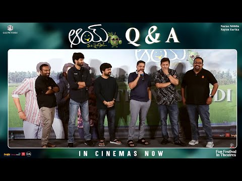 #Aay Movie Thanks Meet Q & A  | Narne Nithiin, Nayan Sarika | #AayMovie Fun Festival In theatres