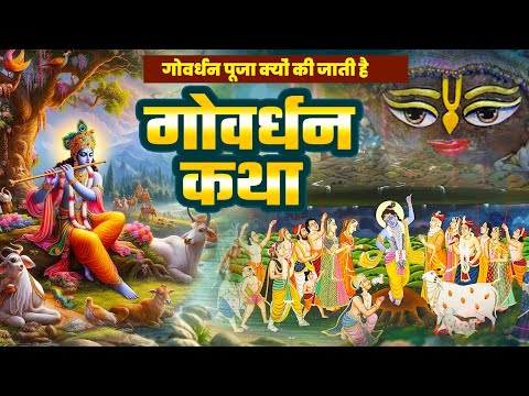 गोवर्धन पूजा क्यों की जाती है - Govardhan Maharaj Ki Katha |Govardhan Puja Ki Kahani |Govardhan 2024