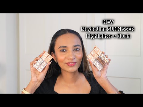 New Maybelline Sunkisser Blush & Highlighter Detailed Review