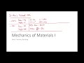 Bending Stress and Mechanics Concepts