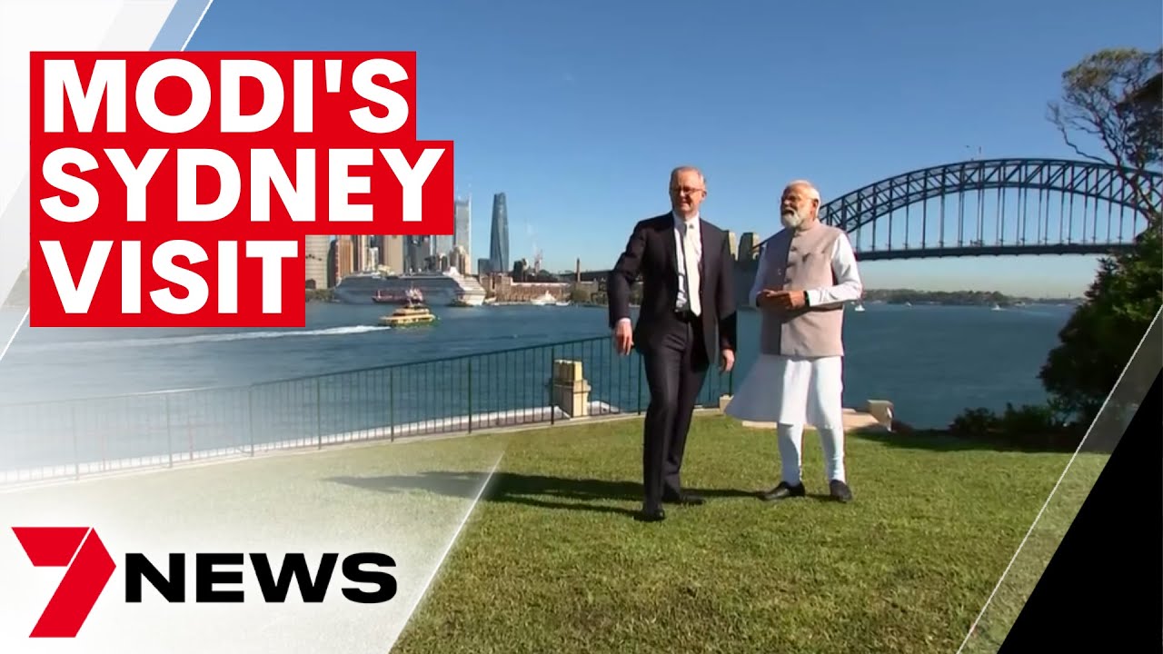 Indian Prime Minister Narendra Modi & Australian Prime Minister Anthony Albanese meet at Kirribilli