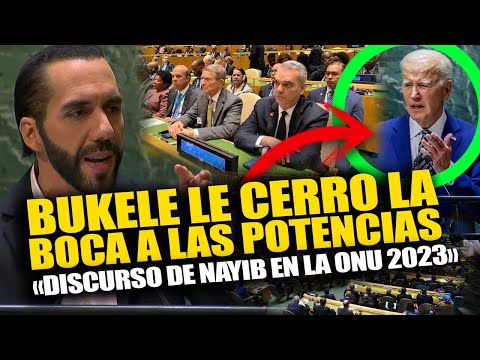 😱BUKELE LES CALLA LA BOCA CON ESTE PODEROSO DISCURSO a LAS POTENCIAS MUNDIALES en la ONU  2024