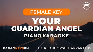 Your Guardian Angel - The Red Jumpsuit Apparatus (Female Key - Piano Karaoke)