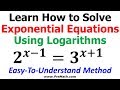 Logarithmic Equations and Their Solutions