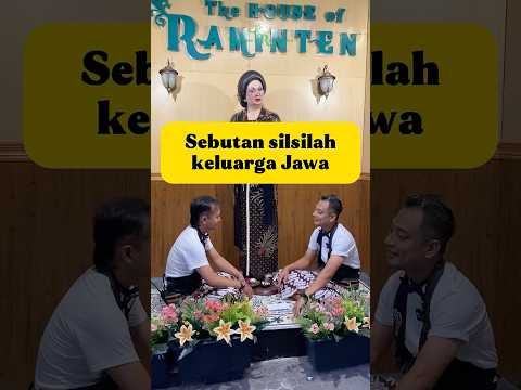 sebutan silsilah keluarga Jawa #raminten #budayajawa #kulinerjawa