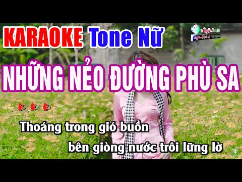 Những Nẻo Đường Phù Sa Karaoke Beat Nữ Chuẩn | Nhạc Sống Thanh Ngân