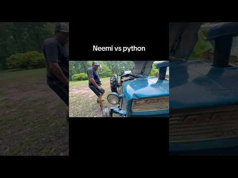 Snake can keep the tractor😂