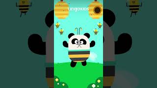 🐝 Buzz Buzz! What does a BEE say? #lingokids #Songsforkids #KidsMusic