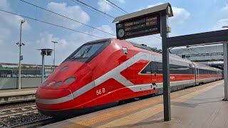 Treni alla stazione di Rho Fiera Milano - Züge in Rho Messe Mailand am 20.04.2026
