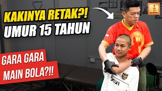 KAKI RETAK GARA GARA MAIN BOLA? KEBENTUR KERAS BGT⁉️😰😰