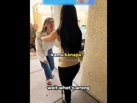 Reaksi wanita yang tuli ketika mendengar suara temannya untuk pertama kalinya... #shorts