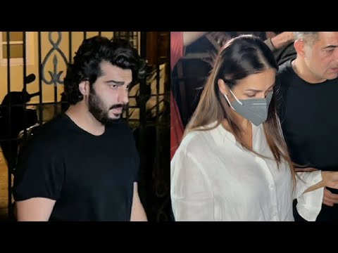 Malaika Arora And Arjun Kapoor Leaving From Her Mother’s House