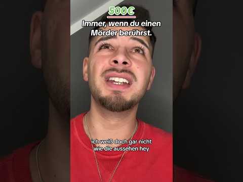 #pov Du bekommst 500€ wenn du einen Mørder berührst. #acting #fypシ #story #act #actor #fy #viral