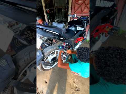 Bike Stock Exhaust Modified #shorts #bike #exhaust #bikeexhaust