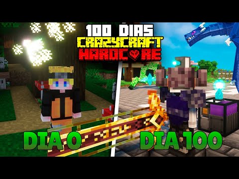 Sobrevivi 100 dias En Crazy Craft En Minecraft Hardcore... Esto fue lo que sucedió