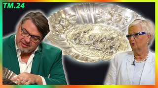 Glänzender Verkauf bei „Bares für Rares“ – Sabine trennt sich von geerbter Prunkschale aus Silber