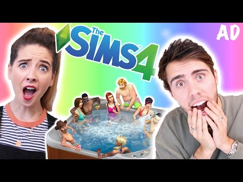 WooHoo In The Hot Tub | Zalfie Sims 4 #10