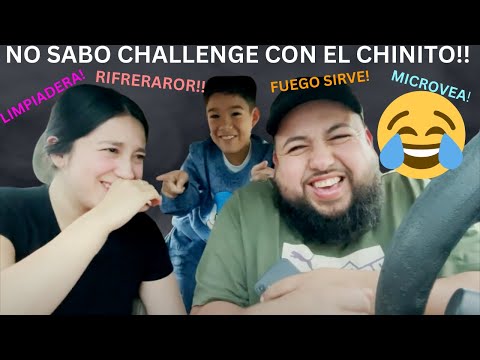 NO SABO CHALLENGE CON EL CHINITO 😂🤦🏻‍♀️ || FAMILIA SG 🔴