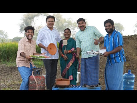 KTR అన్నతో నాటుకోడి కూర చేపిచ్చినం | Dawath | My village show | Gangavva | Anil geela | Anji mama