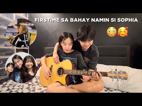 NAG SLEEPOVER SI SOPHIA SAMIN! (MEET MY FAM!)