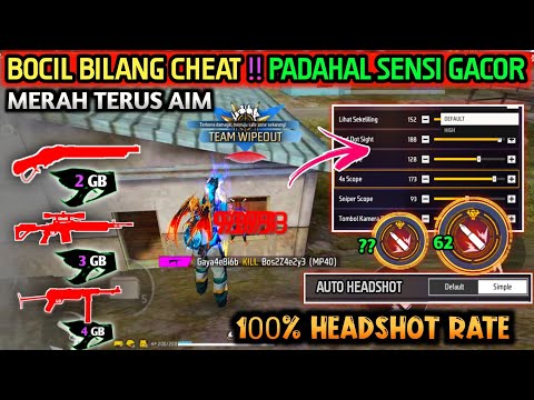 2025 VIP VIRAL ( SENSI FF AUTO HEADSHOT ) ⚙️🔓CARA SETTING SENSITIVITAS FF AUTO HEADSHOT & SETTING