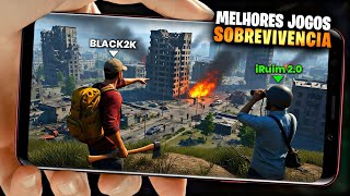 OS 10 MELHORES JOGOS de SOBREVIVÊNCIA para Android 2025
