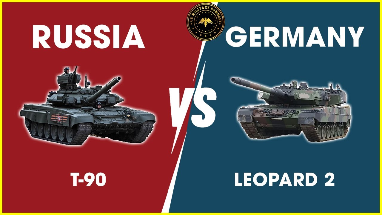 T-90 (Russian) vs Leopard 2