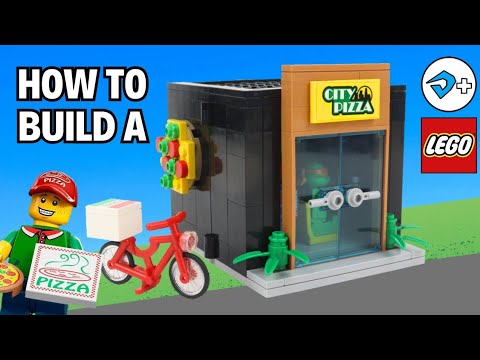 How to build a lego pizzaria (EASY tutorial)