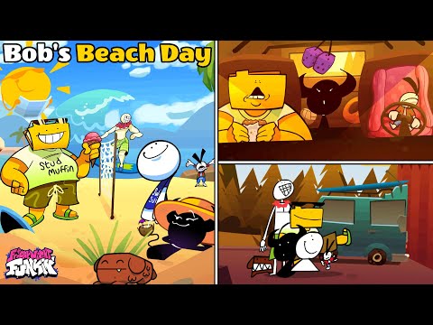 FNF: Bob's Beach Day // Vs Bob Deluxe // +Cutscene █ Friday Night Funkin' █
